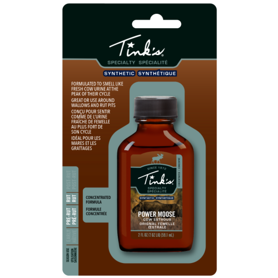 Tink's W5252BL Power Moose Synthetic Concentrate Cow-in-Estrous, Bottle 2 oz 