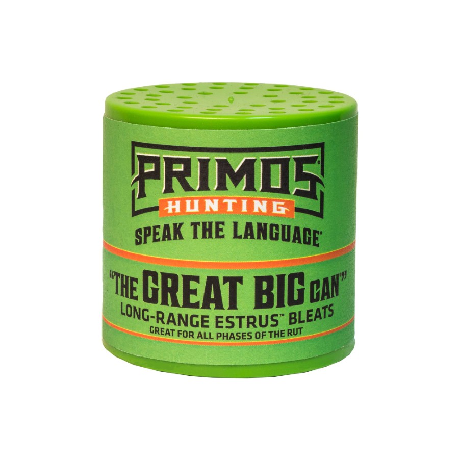 Primos The Great Big Can Deer Call Louder Long-Range Estrus Bleats 